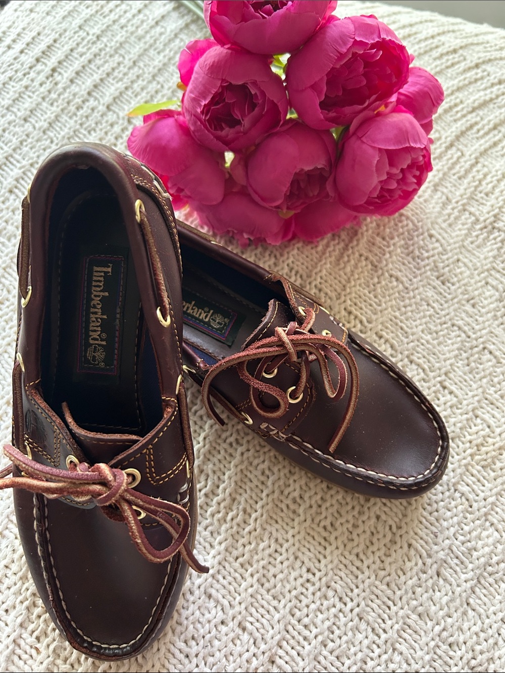 Timberland Brown Leather Classic Boat Shoes